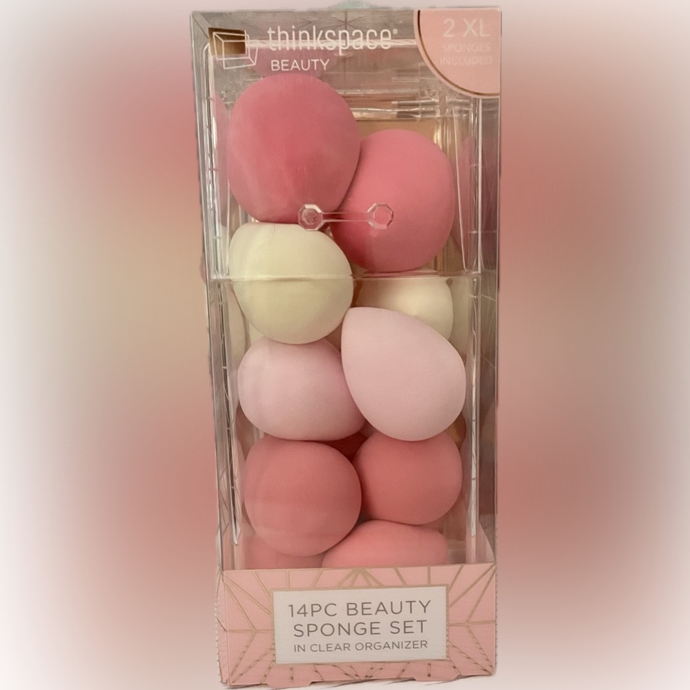 Makeup Sponge Set with Organizer